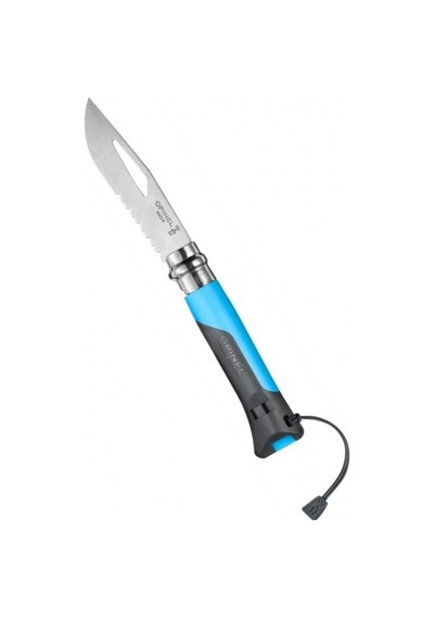 Opinel ınox 8 no paslanmaz çelik Kamp Çakı (mavi) Çok Renkli