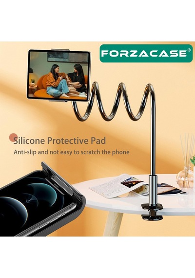 Forzacase 13 İnç E Kadar Uyumlu Yatak Masaüstü 360 Ayarlanabilir Akrobatik Telefon Tutucu Stand - Fc1239