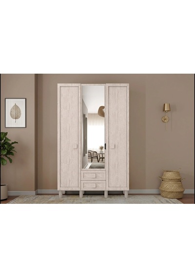 Nilly 3 Kapılı Mdf Gardırop Çok Renkli Nilly 3 Kapılı Mdf Gardırop Çok Renkli