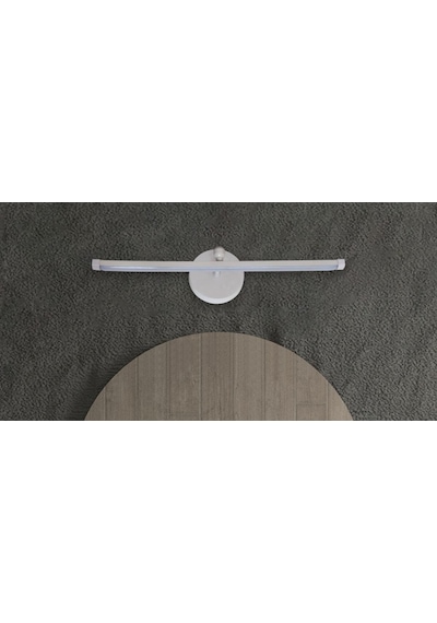 Resim Ayna Aplik 40 cm. Günışığı Beyaz