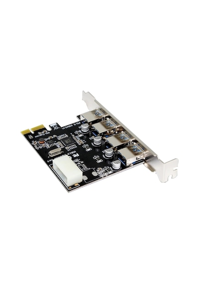 Pcı Express Pcı-E Usb 3.0 Kart 4538A Pcıe 4 Port Çoklu Çoklayıcı