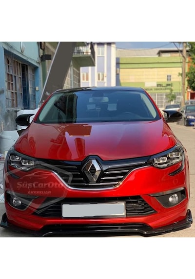 ŞüsCarOto Renault Megane 4 2016 Sonrası Batman Yarasa Ayna Kapağı Piano Black ABS Plastik (00)
