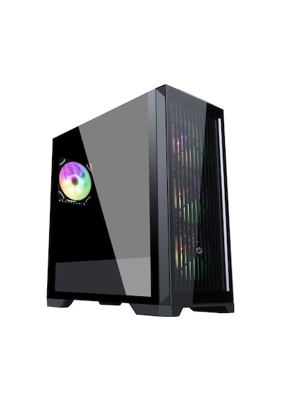 FRISBY FC-9455G VETRO 850 W 80+ Bronze Dual-Ring RGB Mid Tower ATX Bilgisayar Kasası FRISBY FC-9455G VETRO 850 W 80+ Bronze Dual-Ring RGB Mid Tower ATX Bilgisayar Kasası