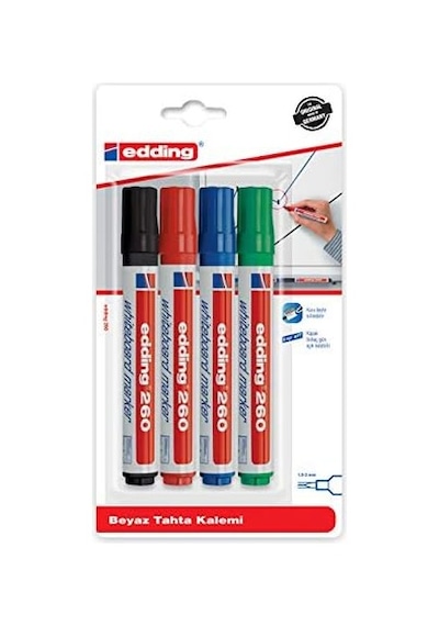 Turkey Ed260b499 Edding 260 Beyaz Yazı Tahtası Kalemi 6689 Pastel Ultramarin