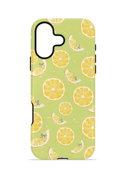 Apple iPhone Uyumlu 17 Vorian Çift Katmanlı Magsafe Kılıf Lemonade Garden