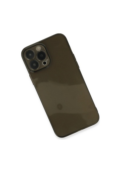 Apple iPhone Uyumlu,  13 Pro Kılıf Fly Lens Silikon - Siyah