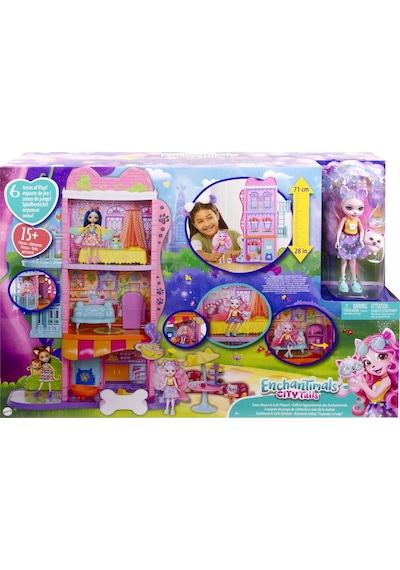 Enchantimals Şehir Evi ve Kafe Oyun Seti HHC18