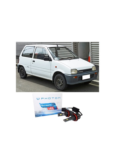 Daihatsu Cuore Led Xenon Uzun + Kısa Far Ampulü H4 Ultimate Yeni Seri Beyaz