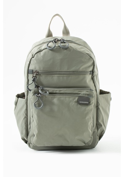 Özer-6002 Sanmorris Suya Dayanıklı Paraşüt Kumaş Unisex Sırt Çantası Açık Gri
