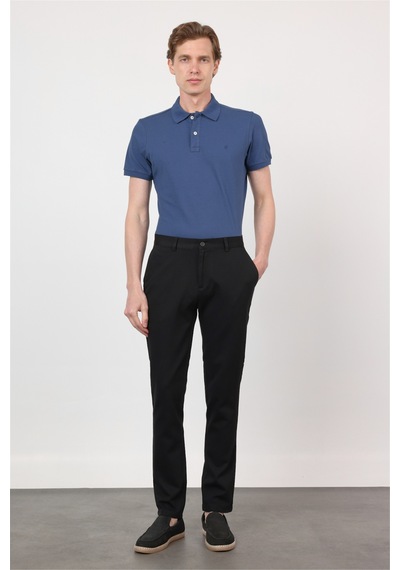 İmza Siyah Yan Cep Düz Paça Armürlü Slim Fit Pamuklu Chino Pantolon 1003260161 İmza Siyah Yan Cep Düz Paça Armürlü Slim Fit Pamuklu Chino Pantolon 1003260161