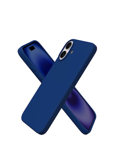 Bix İphone 16 Plus Silikon Kılıf Magsafe Uyumlu Güçlü Koruma Darbe Emici Evren Mavisi Mavi