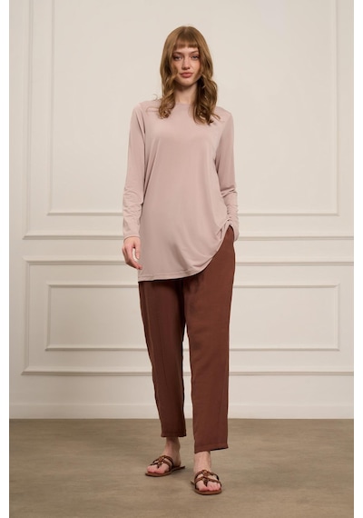 Ftz Women Kadın Uzun Kollu İçlik Beige 31086 Beige