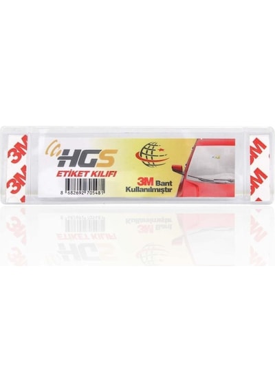 Hgs Etiket Kılıfı Etiket Kabı Pvc 3M Yapıştırıcılı 2022 Etiket Uy (541481000)
