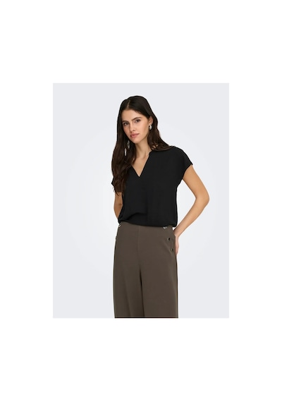 Jdylion Life S/s Top Wvn Noos Kadın Bluz 15249287 Siyah