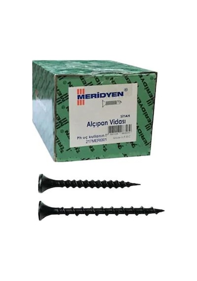 Alçıpan Vidası  3,5 x 25 mm 1pkt:1000 adet - Meridyen