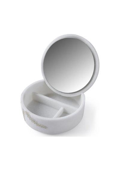 Yargıcı Polyresin Yuvarlak Takı Kutusu 17x7 Cm 26knha1046m St