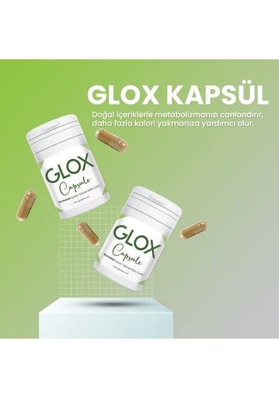 Glox Capsule Güçlendirilmiş Etki 60 Günlük Kullanım 2 Kutu