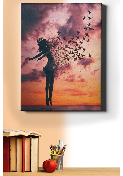 Webstyle Sayılarla Boyama Seti Kasnaklı Özgür Kadın 40 X 50 Cm