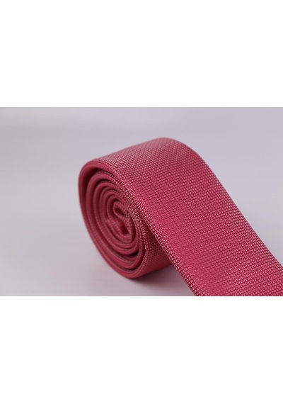 Demfashion Özel Desenli Kravat Mendil Seti - Kırmızı (533049125) Kırmızı