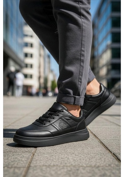 Daxtors D07003 Günlük Ortopedik Erkek Sneaker Spor Ayakkabı Siyah