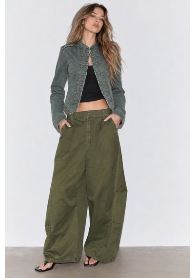 Hiccup Düğmeli Denim Ceket Gri