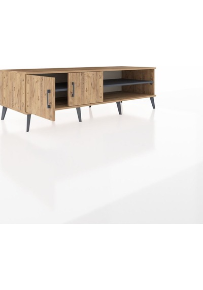 Kronos Tv Ünitesi 2 Raflı 2 Kapaklı 176x59x51 Çam-çam/antrasit Atlas Çam/antrasıt Kronos Tv Ünitesi 2 Raflı 2 Kapaklı 176x59x51 Çam-çam/antrasit Atlas Çam/antrasıt