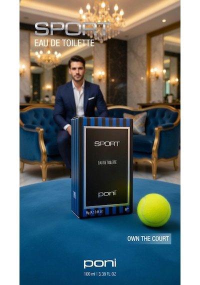 Poni Sport Eau De Toliette 100ml Yeni Aromatik