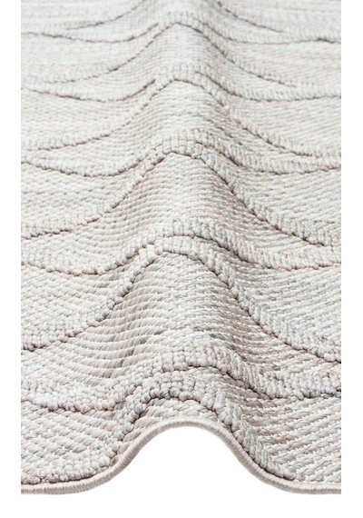 Bespoky Cozy 4 Grey Geometrik Modern Salon Halısı