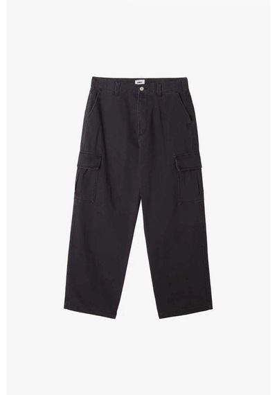 Obey Bigwig Cargo Denim Pant: %100 Pamuk, Rahat Kesim Ve Pratik Ceplerle Şıklık Siyah