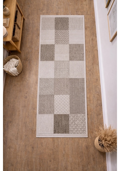 Merinos Rs Sisal 79269-071 Özel Kesme Halı Kahverengi Çok Renkli