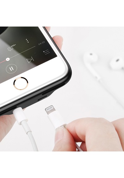 Baseus Apple Uyumlu iPhone 7/8 Kılıf Şarj ve Kulaklık Girişli Audio Case