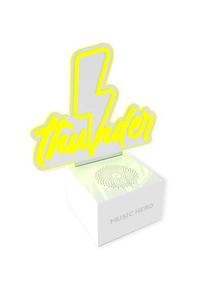 Sbs Sarı Neon Bluetooth Hoparlör Led Işıklı Taşınabilir Kablosuz Speaker 3w Usb-c