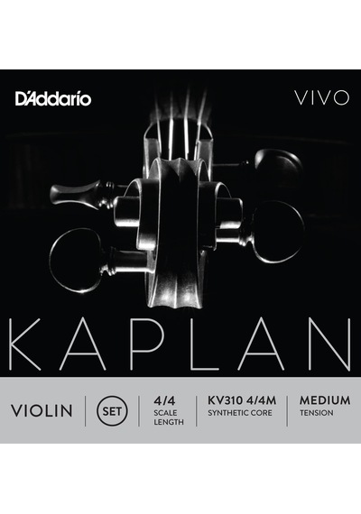 Daddario Kv310 4/4m Keman Tel Seti Kaplan Vivo, Medium, 4/4