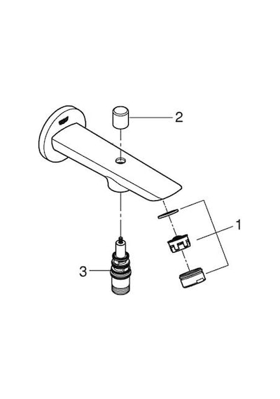 Grohe Baucosmopolitan Yön Değiştiricili Çıkış Ucu - 13425001