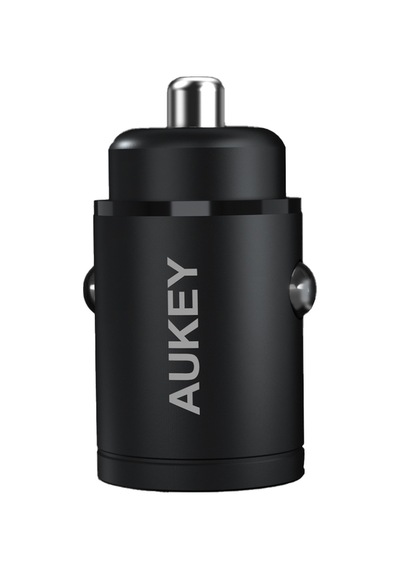 Aukey Cc-a4-bk 30w 2 Port Type-c Pd Destekli Araç Şarj Cihazı - Siyah