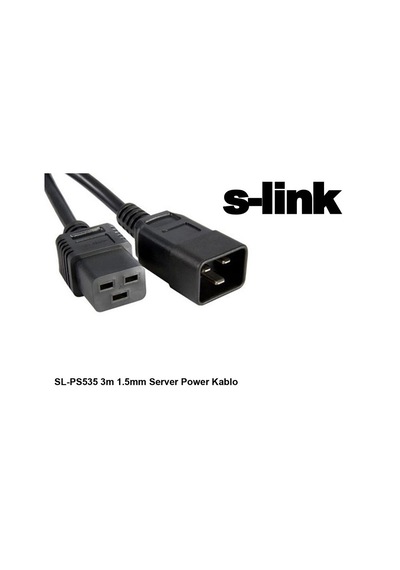 S-Link Sl-Ps535 3M 1.5Mm Server Power Kablo