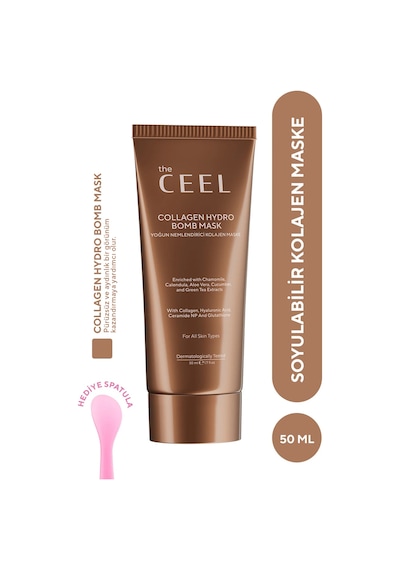 The Ceel Soyulabilen Kolajen Maske Glutatyon, Ceramide Np ve Yeşil Çay Özlü 50 ml