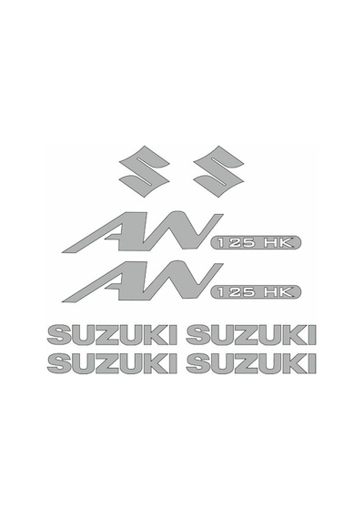 Suzukı An 125 Hk Uyumlu Sticker Set Standart