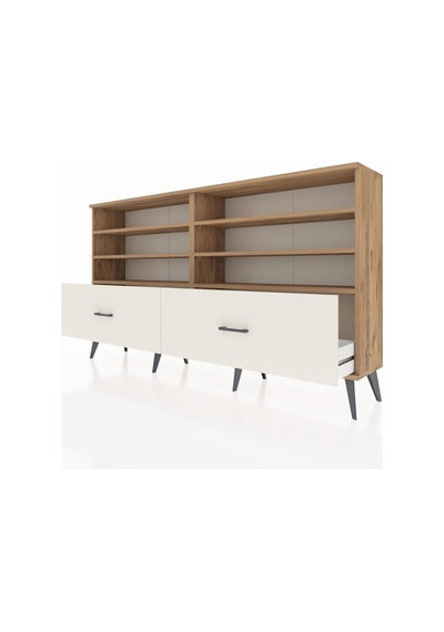 Arges Konsol 6 Raflı 2 Çekmeceli 176x30x99 Çam-çam/aytaşı Atlas Çam/aytası - Atlas Çam Arges Konsol 6 Raflı 2 Çekmeceli 176x30x99 Çam-çam/aytaşı Atlas Çam/aytası - Atlas Çam