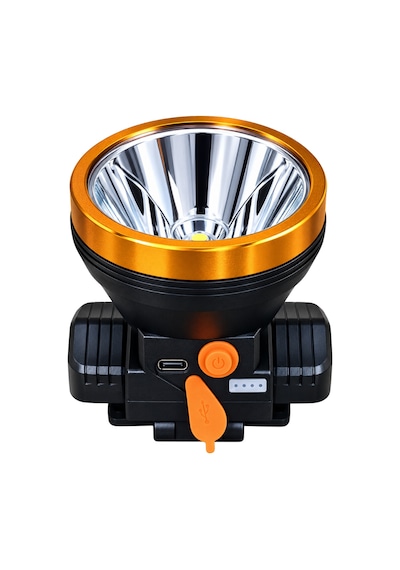 Goldkama Gk-985 Şarj Edilebilir 30w Yüksek Güçlü Led Kafa Lambası Uzun Menzilli, Güçlü Aydınlatma Ve Uzun Süreli Kullanım Siyah