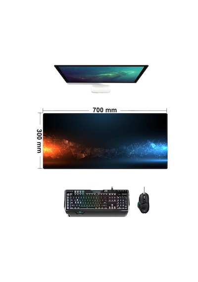 Concord Mp-704 Desenli Oyuncu Mouse Pad 30-70-0.3 Cm