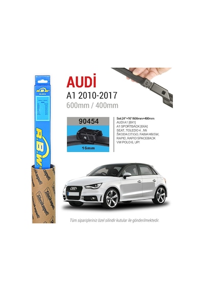 Audi A1 Rbw Muz Silecek Takımı 2010-2018