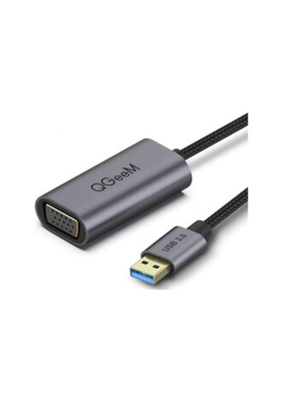 Lexroo Qg-ua07 Usb To Vga Dönüştürücü - Siyah