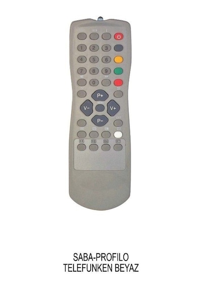 Saba-Profilo Uyumlu-Telefunken Beyaz Tv Kumandası