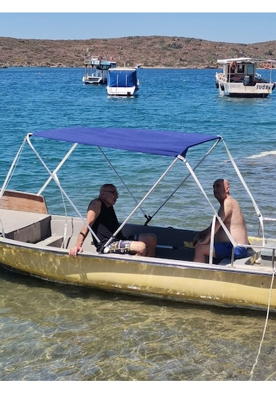 Katlanabilir Tekne ve Bot Tentesi ( Lacivert En : 130 cm )