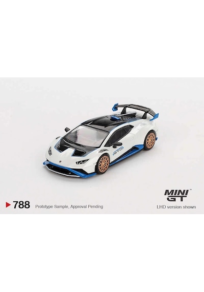 Mini Gt 1/64 Lamborghini Huracán Sto Bianco Asopo Mgt00788 Çok Renkli