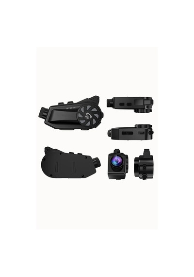 Wifi 1080p Kameralı Motosiklet Bluetooth Kask Kulaklık 3000 Mah Bt 5.4 Su Geçirmez İntercom