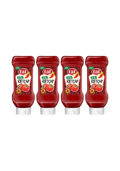 Tat Ketçap 650 Gr Acılı 4 Lü