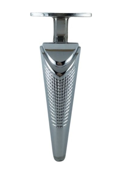 Lara Metal Ayak 20cm Krom Koltuk Dolap Komidin Şifonyer Modern Tv Ünite Modern Mobilya Puf Gümüş