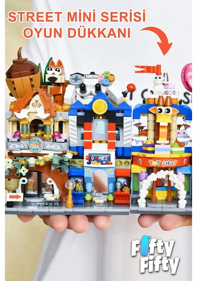 Loz Street Mini Serisi Oyuncak Dükkanı -lz1643 414 Parça Oyuncak Yapım Seti